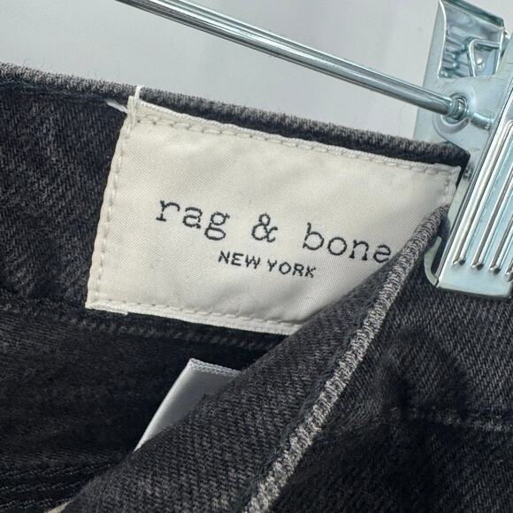Rag & Bone Men's Beck Authentic Jeans Straight Leg Cropped Black Size 34 NWT - Picture 12 of 12